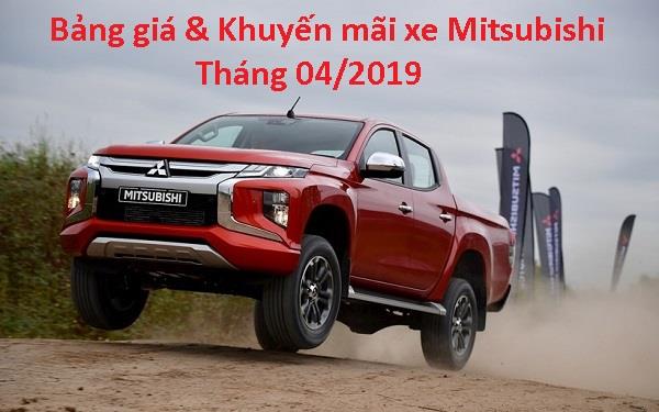 Bảng giá và khuyến mãi xe Mitsubishi tháng 4/2019 tại Nghệ An
